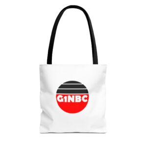 Stylish Tote Bag with G1NBC Graphic, Everyday Carryall, Eco-Friendly Shopper, Perfect for Gifts, Beach Days, or Work Essentials